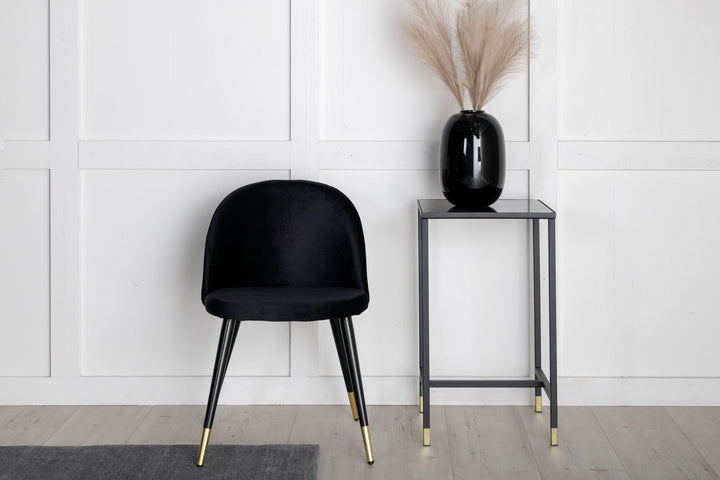 Venture Home Velvet 2-pack Brass Black