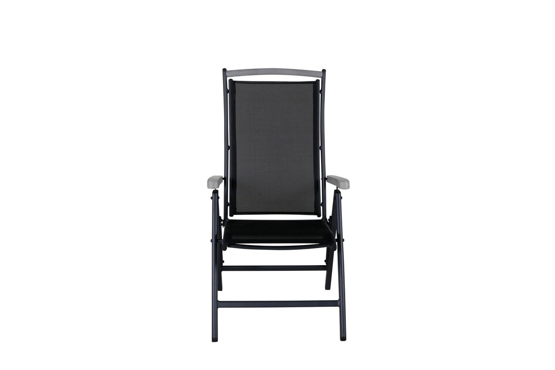 Venture Home Albany 5:pos Chair 2-pack - Black/Black