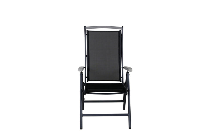 Venture Home Albany 5:pos Chair 2-pack - Black/Black