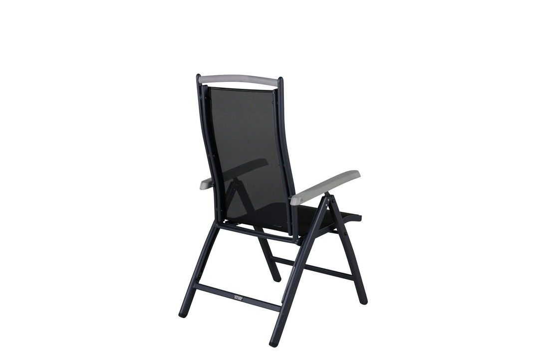 Venture Home Albany 5:pos Chair 2-pack - Black/Black