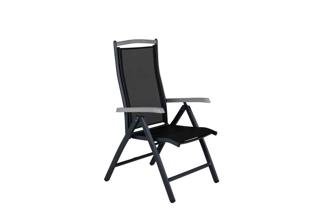 Venture Home Albany 5:pos Chair 2-pack - Black/Black