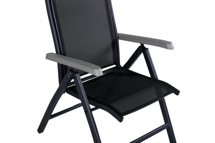 Venture Home Albany 5:pos Chair 2-pack - Black/Black