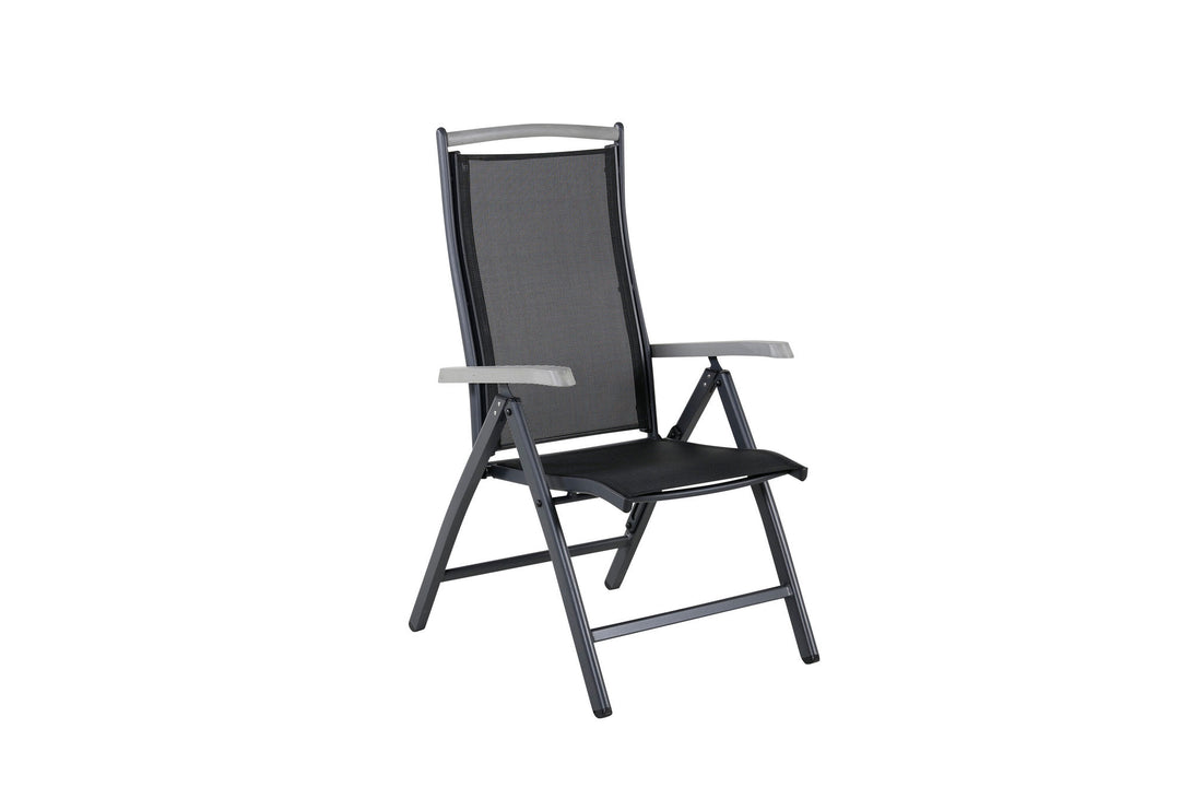 Venture Home Albany 5:pos Chair 2-pack - Black/Black
