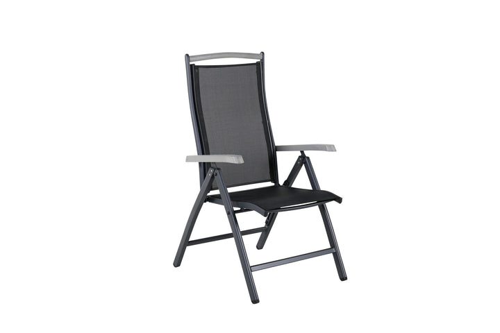 Venture Home Albany 5:pos Chair 2-pack - Black/Black