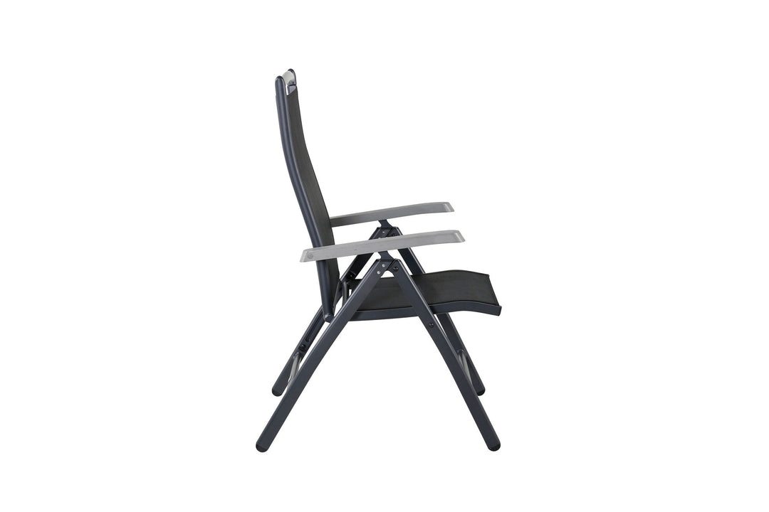 Venture Home Albany 5:pos Chair 2-pack - Black/Black