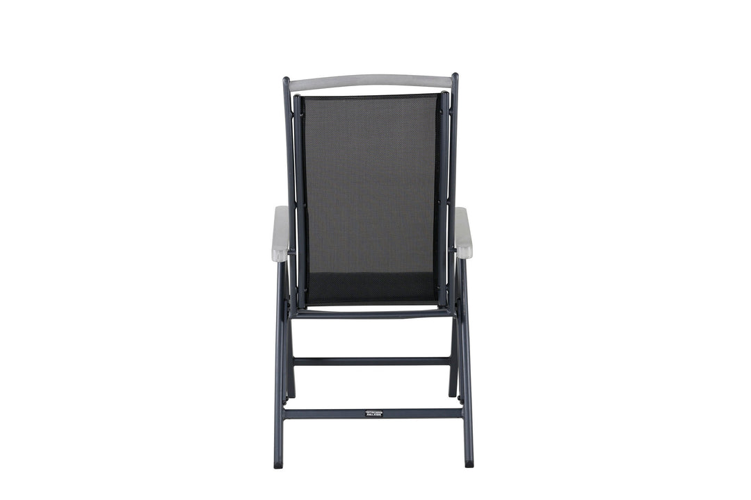 Venture Home Albany 5:pos Chair 2-pack - Black/Black