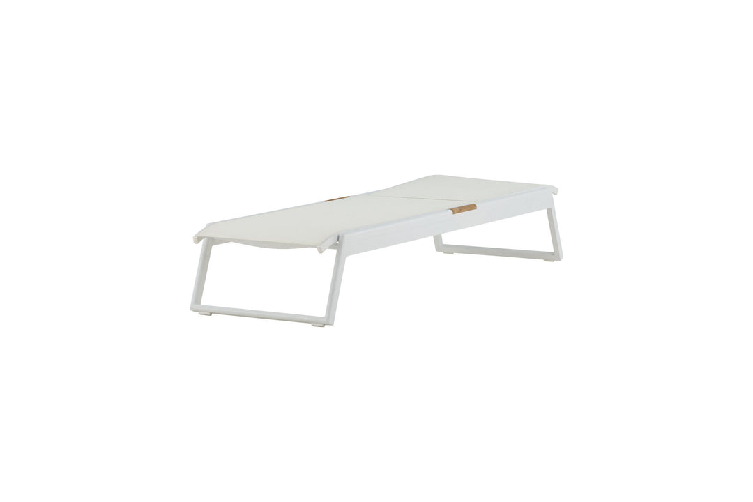 Venture Home Mexico Sun Lounge 2-pack - White/Teak