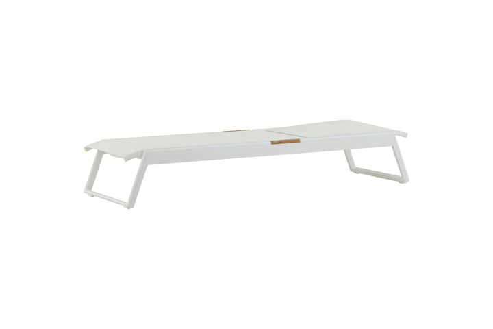 Venture Home Mexico Sun Lounge 2-pack - White/Teak