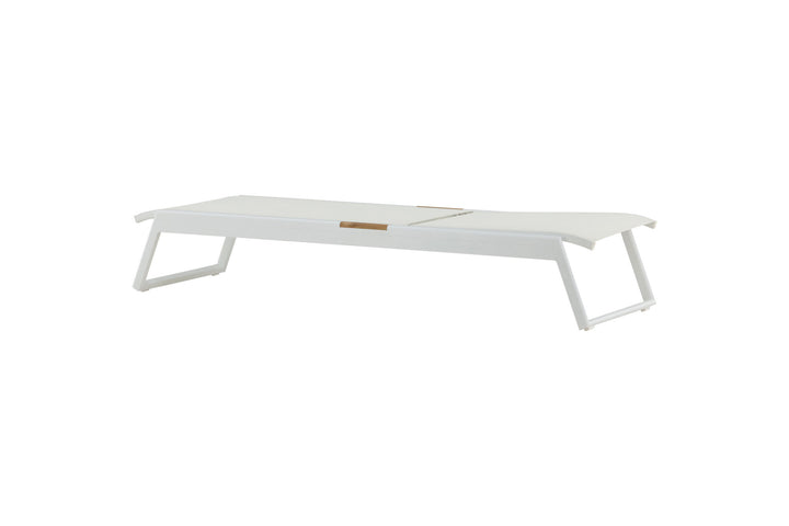 Venture Home Mexico Sun Lounge 2-pack - White/Teak