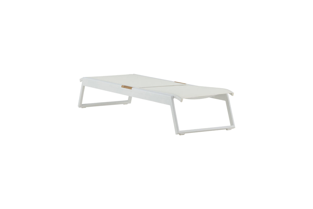 Venture Home Mexico Sun Lounge 2-pack - White/Teak