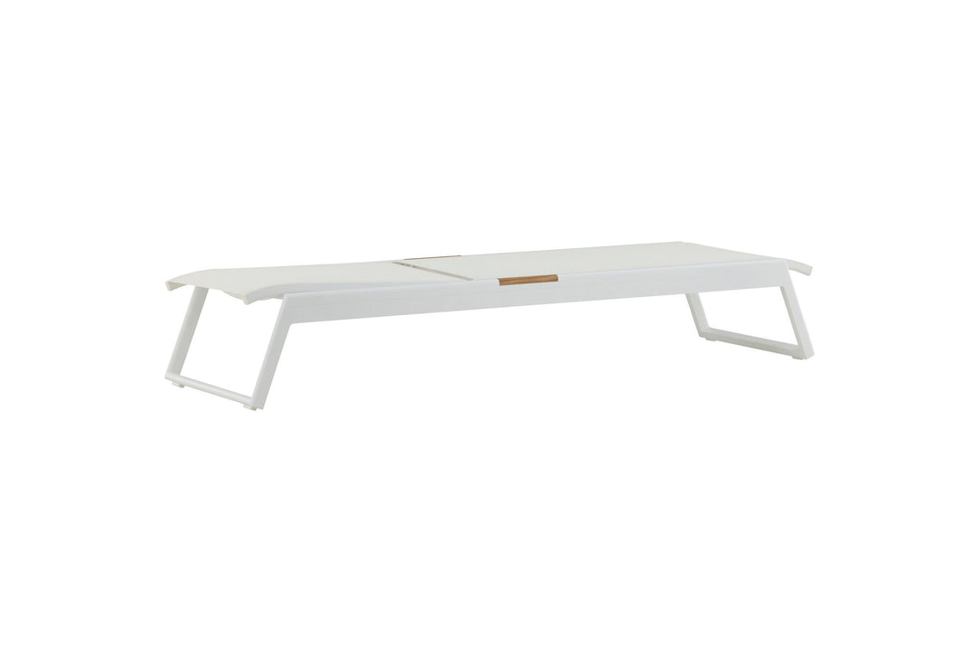 Venture Home Mexico Sun Lounge 2-pack - White/Teak
