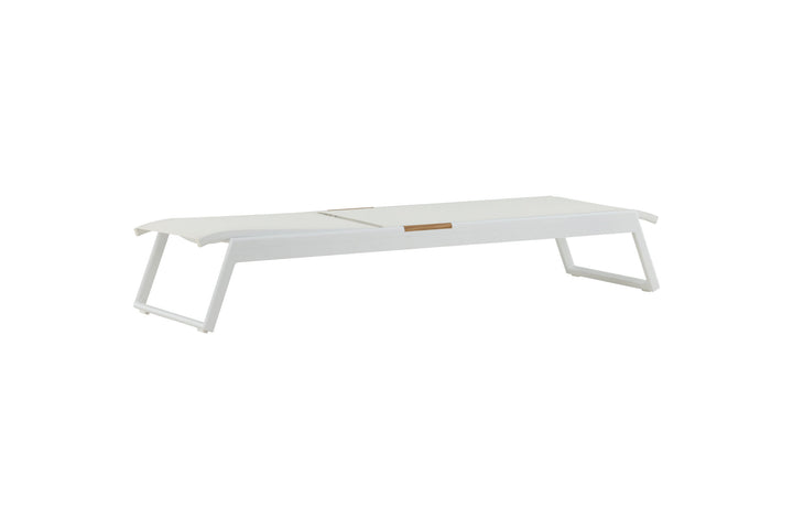 Venture Home Mexico Sun Lounge 2-pack - White/Teak
