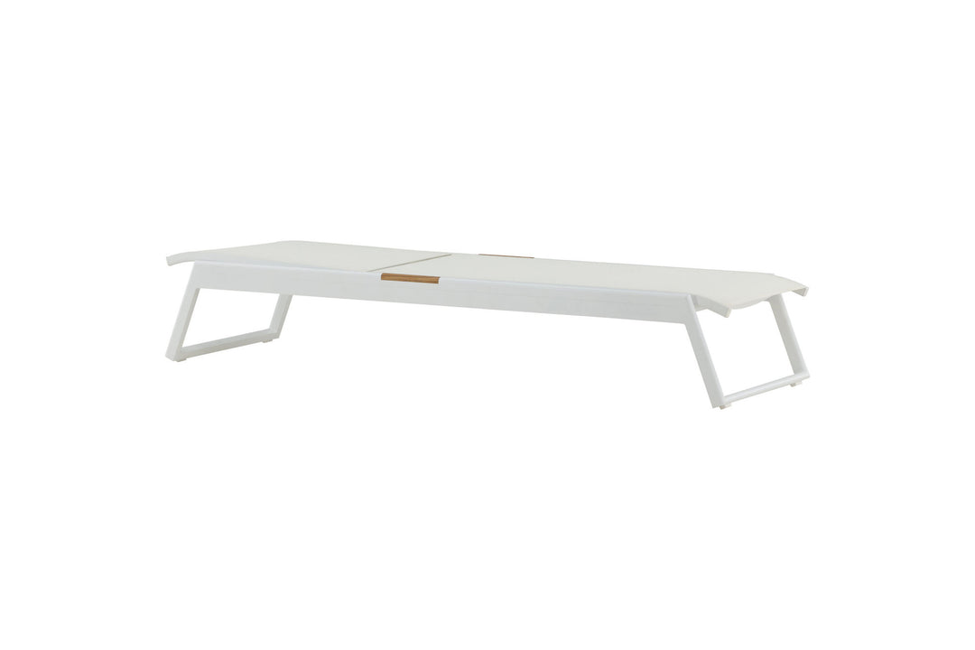 Venture Home Mexico Sun Lounge 2-pack - White/Teak
