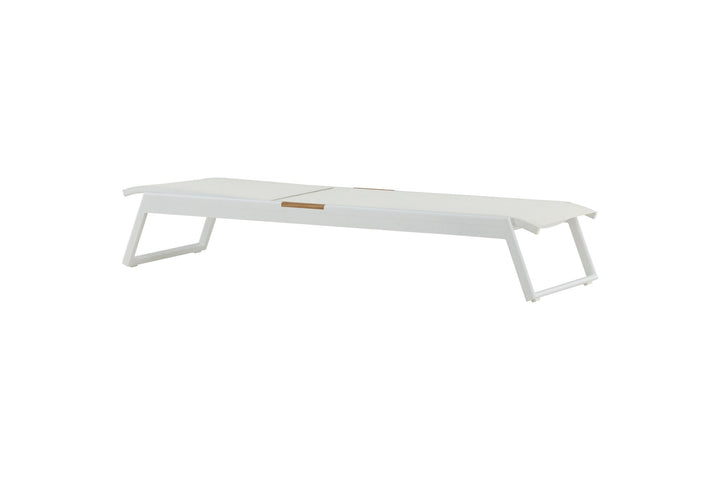 Venture Home Mexico Sun Lounge 2-pack - White/Teak