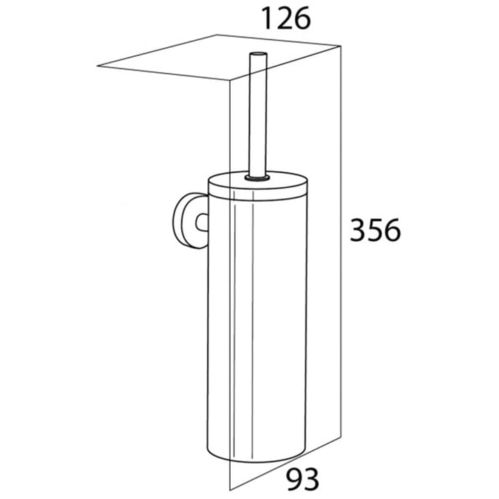 Tiger toiletbørste og holder Boston krom 3309930346