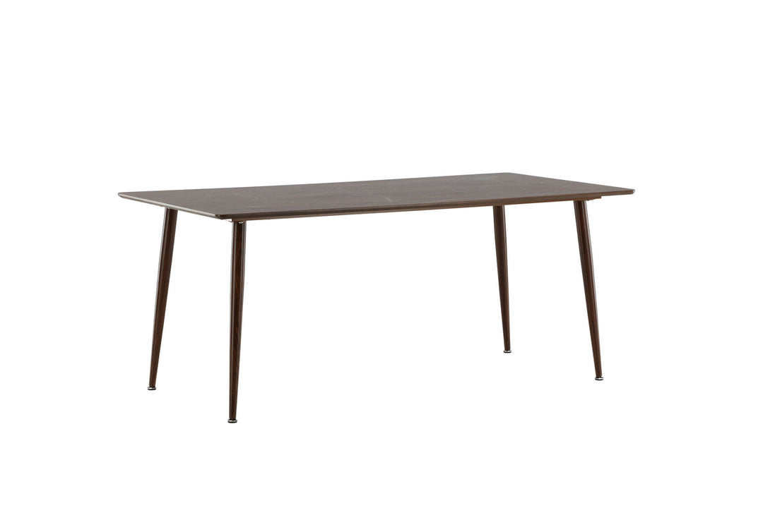 Venture Home Polar Dining Table 180 cm - Walnut top - Walnut Legs