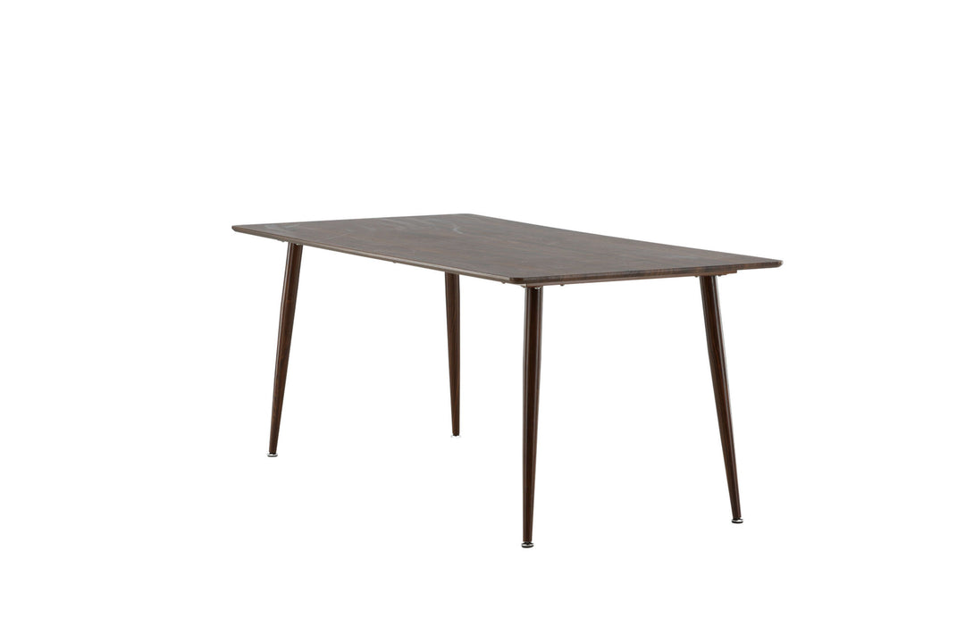 Venture Home Polar Dining Table 180 cm - Walnut top - Walnut Legs