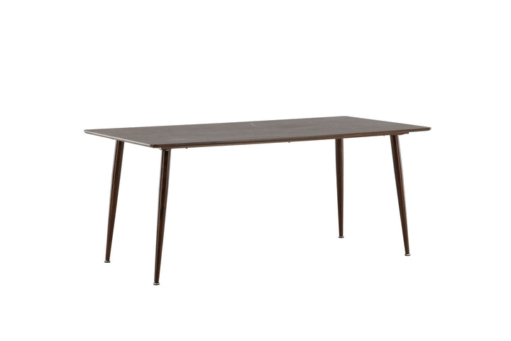 Venture Home Polar Dining Table 180 cm - Walnut top - Walnut Legs