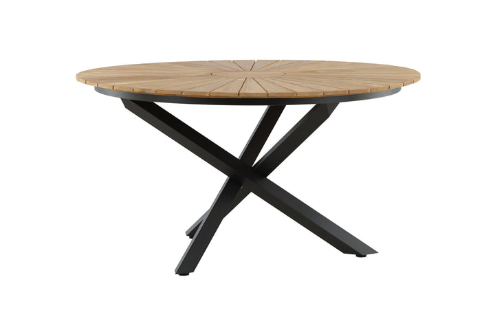Venture Home Mexico Table ø 140 - Black/Teak