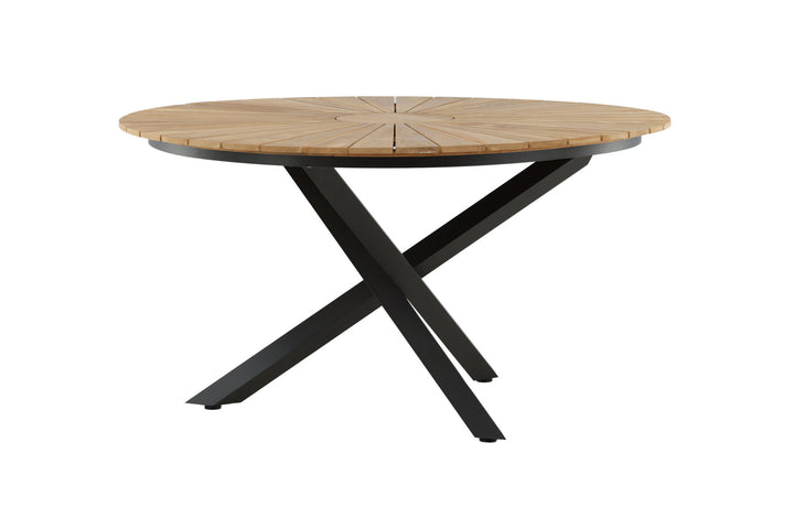 Venture Home Mexico Table ø 140 - Black/Teak