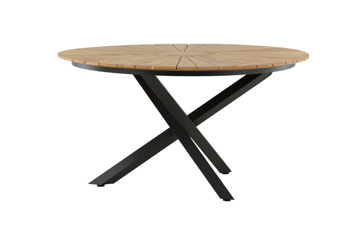 Venture Home Mexico Table ø 140 - Black/Teak
