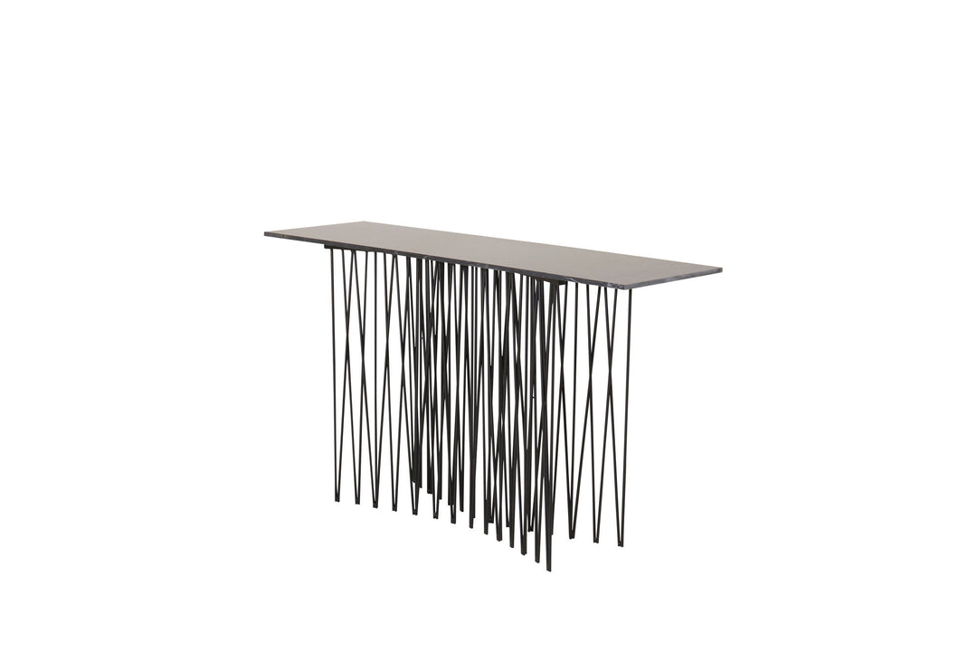 Furniture Fashion Stone - Side Table high- Artifical Stone / Black