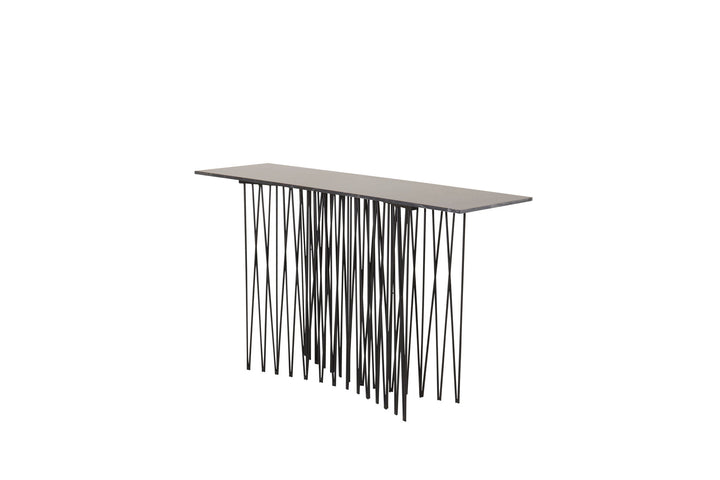 Furniture Fashion Stone - Side Table high- Artifical Stone / Black