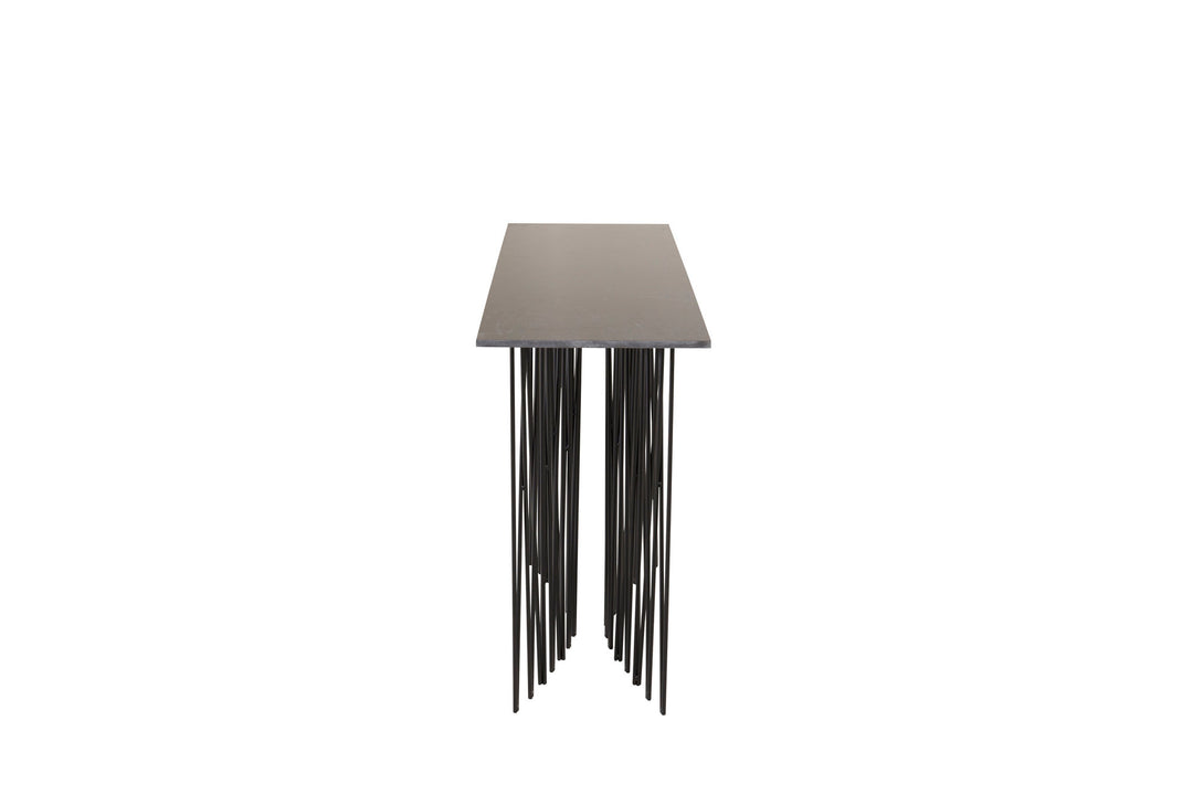 Furniture Fashion Stone - Side Table high- Artifical Stone / Black