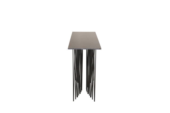 Furniture Fashion Stone - Side Table high- Artifical Stone / Black