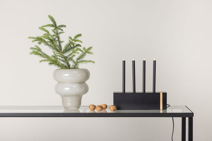 Venture Home Fjällberget Candlestick  - Black  /