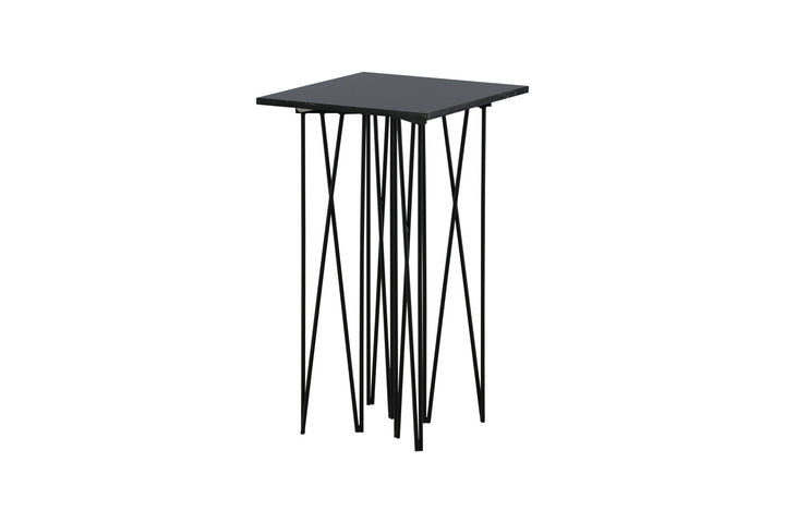 Furniture Fashion Stone - Side Table Square 40*40 - Artifical Stone / Black