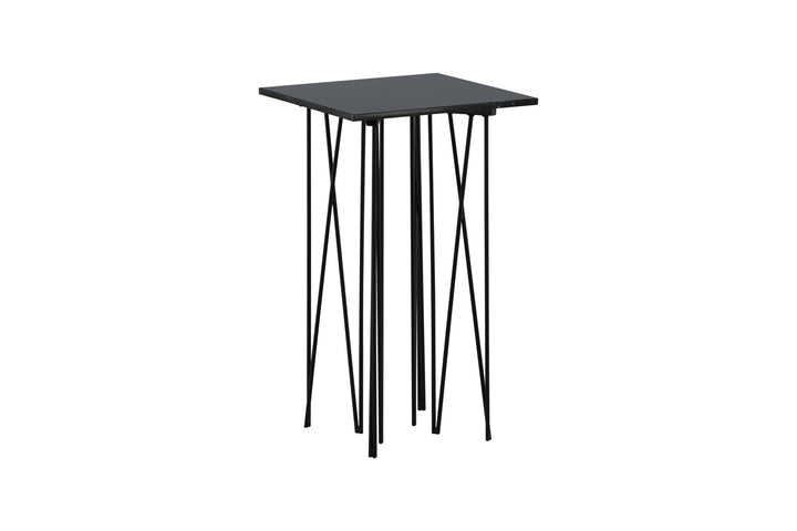 Furniture Fashion Stone - Side Table Square 40*40 - Artifical Stone / Black
