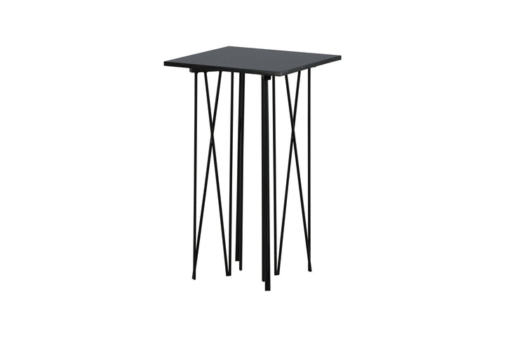 Furniture Fashion Stone - Side Table Square 40*40 - Artifical Stone / Black
