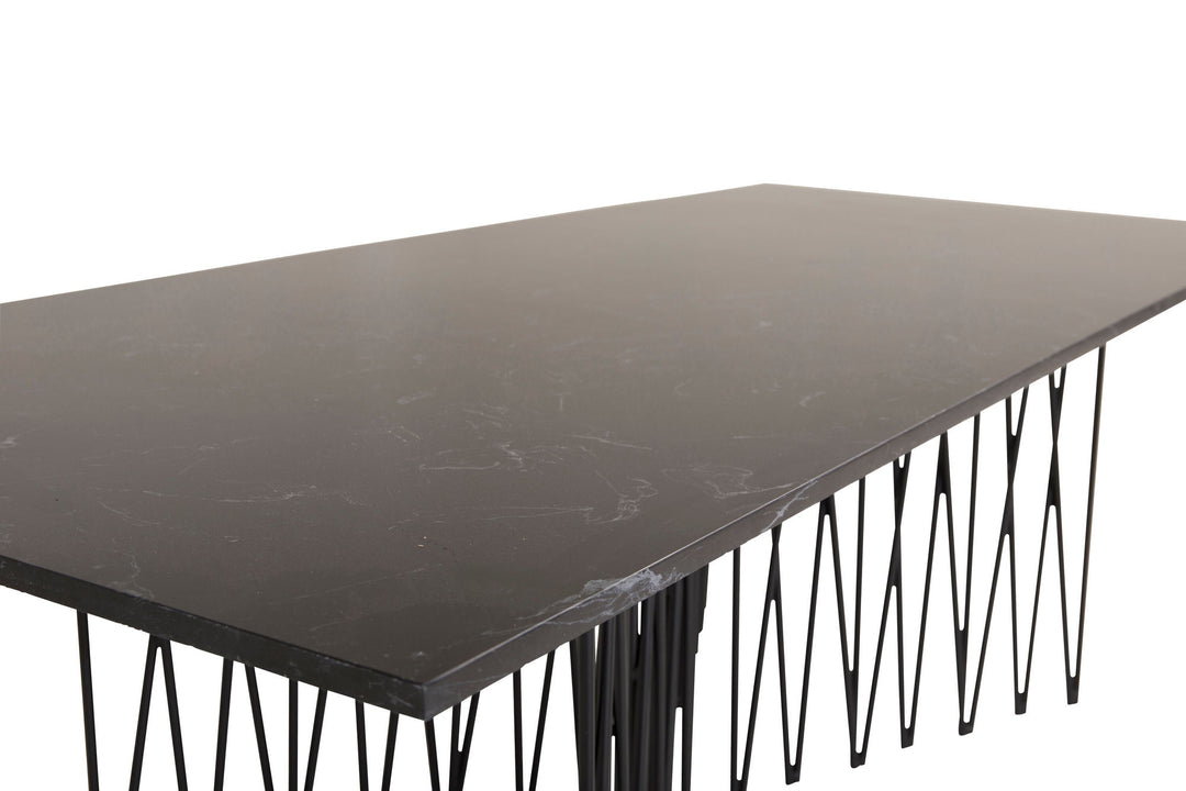 Furniture Fashion Stone - Sofa Table - Artifical Stone / Black