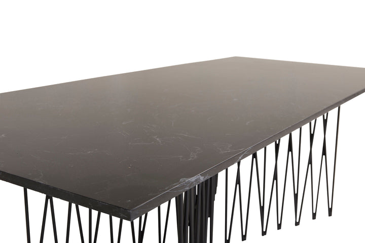 Furniture Fashion Stone - Sofa Table - Artifical Stone / Black