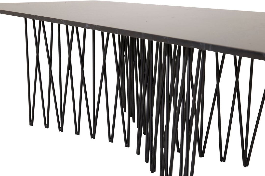 Furniture Fashion Stone - Sofa Table - Artifical Stone / Black