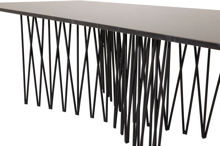 Furniture Fashion Stone - Sofa Table - Artifical Stone / Black