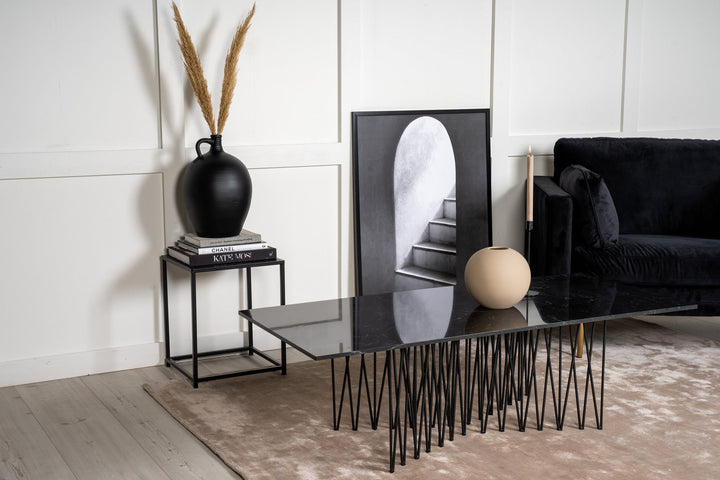 Furniture Fashion Stone - Sofa Table - Artifical Stone / Black