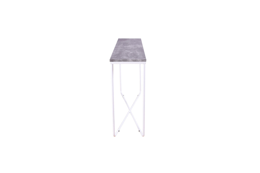 Venture Home Palace Side Table - White / Concrete-look