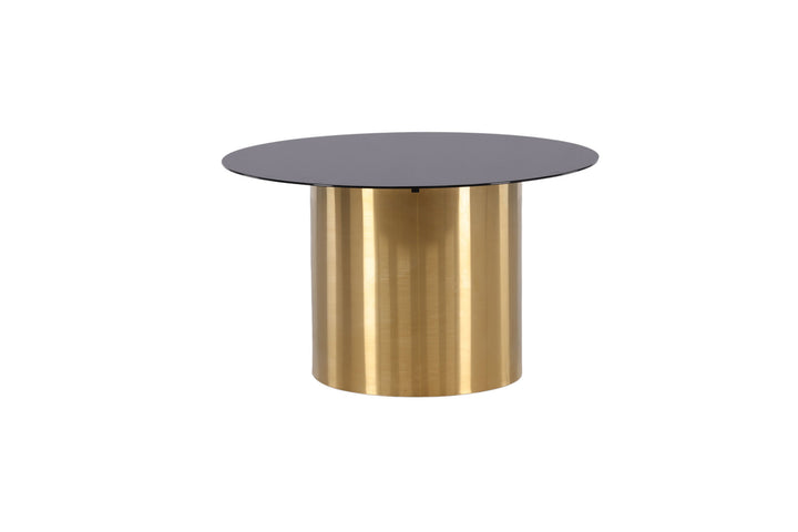 Furniture Fashion Ystad - Sofa Table - Smoked Glass / Shiny Brass