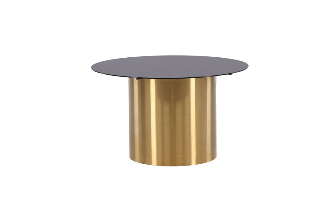 Furniture Fashion Ystad - Sofa Table - Smoked Glass / Shiny Brass