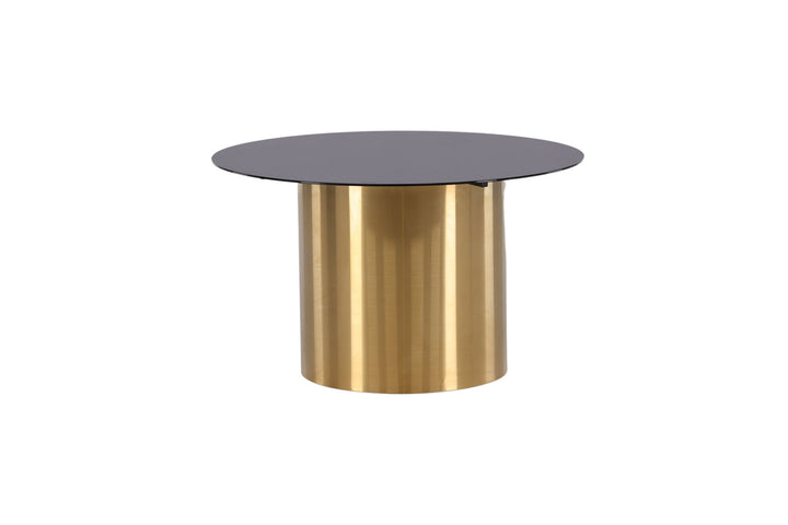 Furniture Fashion Ystad - Sofa Table - Smoked Glass / Shiny Brass