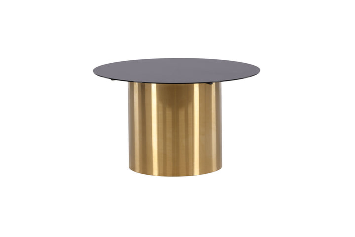 Furniture Fashion Ystad - Sofa Table - Smoked Glass / Shiny Brass