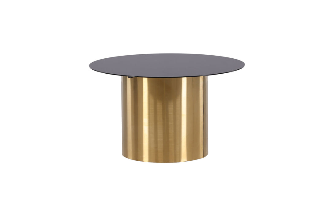 Furniture Fashion Ystad - Sofa Table - Smoked Glass / Shiny Brass