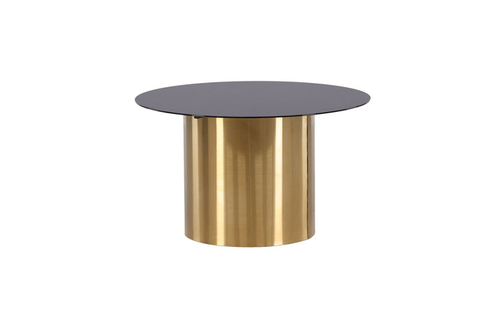 Furniture Fashion Ystad - Sofa Table - Smoked Glass / Shiny Brass