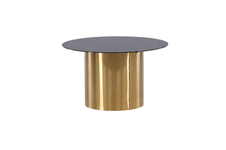 Furniture Fashion Ystad - Sofa Table - Smoked Glass / Shiny Brass