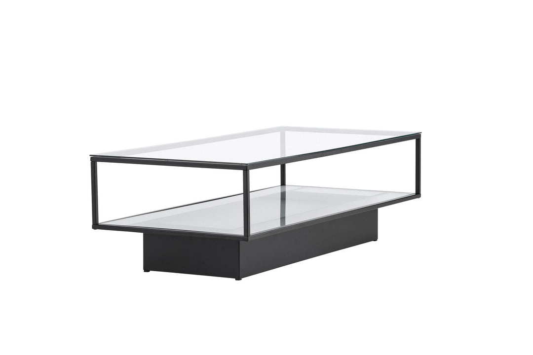 Furniture Fashion Maglehem - Sofa Table - Glass / Black
