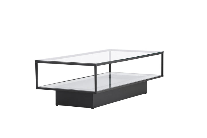 Furniture Fashion Maglehem - Sofa Table - Glass / Black