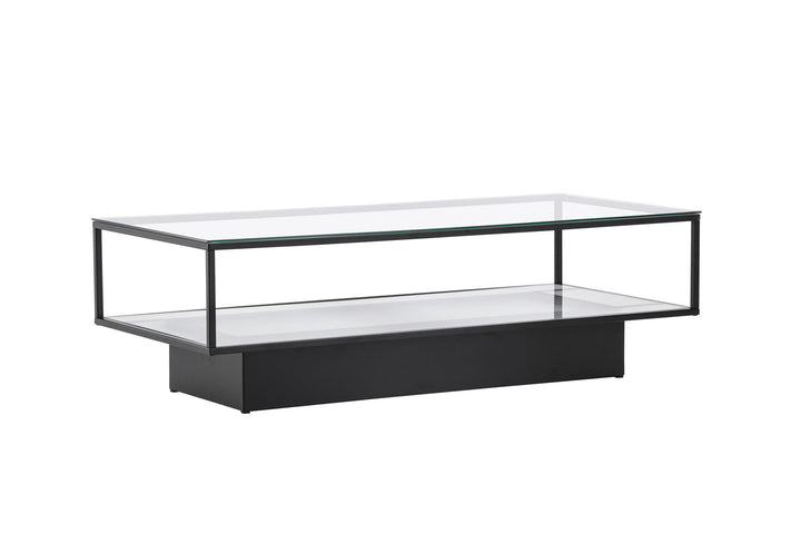 Furniture Fashion Maglehem - Sofa Table - Glass / Black