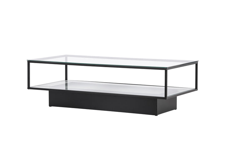 Furniture Fashion Maglehem - Sofa Table - Glass / Black
